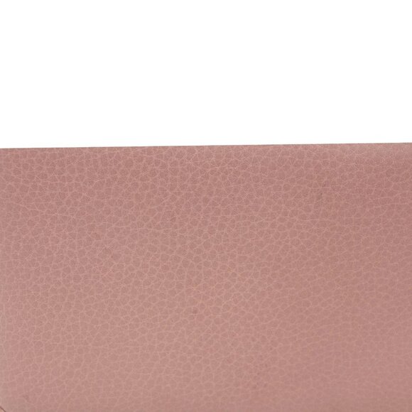 Gucci  Soho Pebbled Calfskin Zip Around Wallet Pink 308280 - Picture 11 of 14